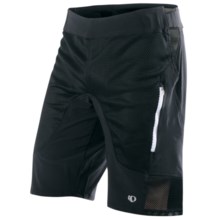 Pearl Izumi Veer Mountain Bike Shorts - Removable Liner Shorts (For Men) in Black/White - Closeouts