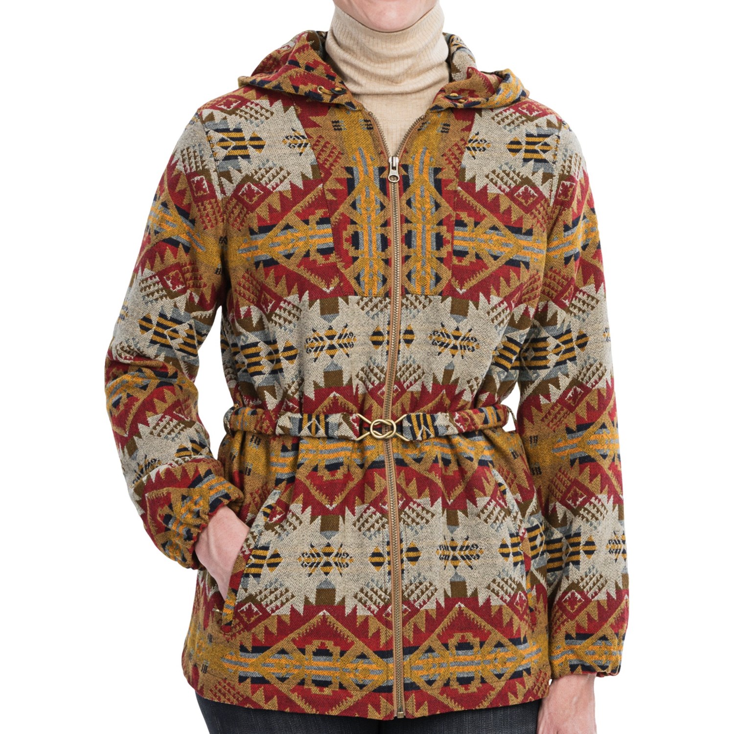 Pendleton Adobe Virgin Wool Anorak Jacket (For Women) Save 39