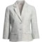 Pendleton Angela Cotton-Linen Jacket - 3/4 Sleeve (For Women) in Poolside