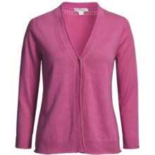 Pendleton Balmy Days Cardigan Sweater - Linen-Cotton, 3/4 Sleeve (For Women) in Ibis Rose - Closeouts