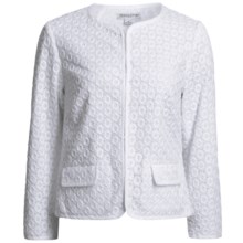 Pendleton Cotton Eyelet Jacket (For Women) in White - Closeouts