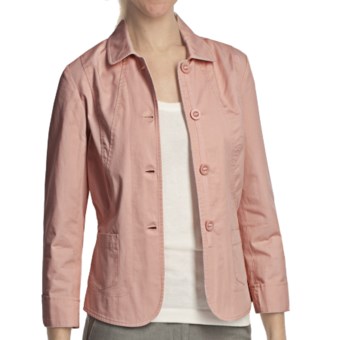 Pendleton Day Brightener Cotton Jacket  (For Petite Women) in Sugar Pink