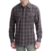 Pendleton Fitted Kingston Shirt - Long Sleeve (For Men) in Navy - Closeouts