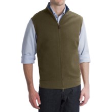 Pendleton French Rib Vest - Zip Front (For Men) in Forest - Closeouts