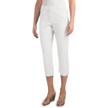 Pendleton Key Largo Capris - Linen Blend (For Women) in White - Closeouts