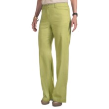 Pendleton Key Largo Pants - Linen Blend (For Women) in Key Lime - Closeouts