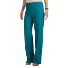 Pendleton Key Largo Pants - Linen Blend (For Women) in Reef Blue - Closeouts