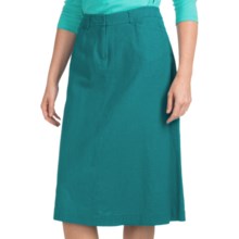 Pendleton Key Largo Skirt - Linen Blend (For Women) in Reef Blue - Closeouts