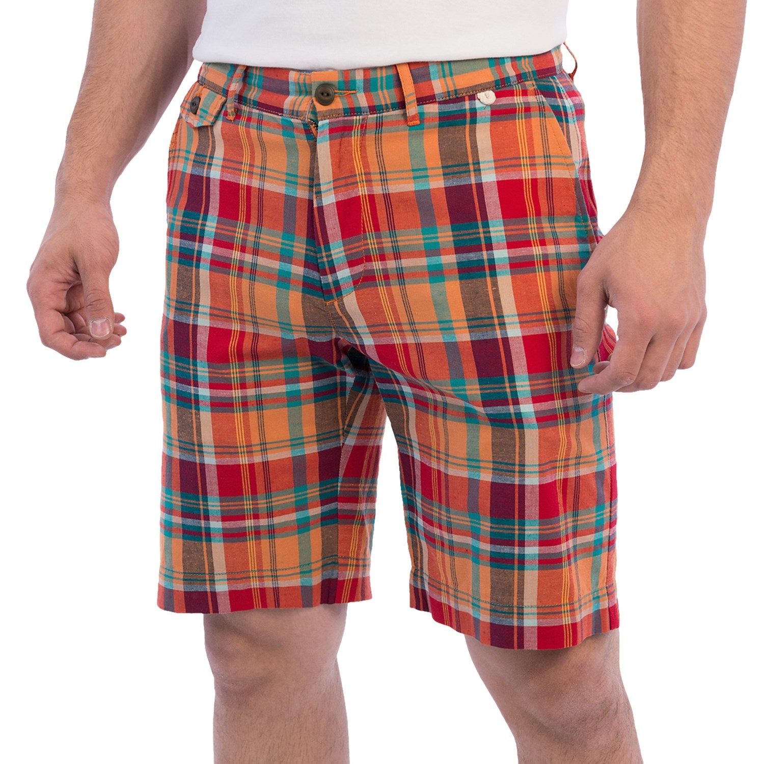 Plaid Shorts For Men 27