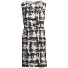 Pendleton Paintbrush Print Silk Dress - Sleeveless (For Women) in Black/Ivory - Closeouts