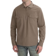 Pendleton Spinnaker Shirt - Zip Neck, Long Sleeve (For Men) in Stone - Closeouts