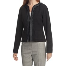 Pendleton Stewart Tartan Royal Ribbon Jacket - Boiled Wool (For Plus Size Women) in Black - Closeouts