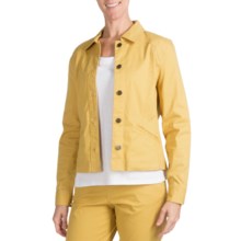 Pendleton Three-Quarter Time Jacket - Stretch Cotton (For Women) in Bright Gold - Closeouts