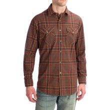 Pendleton Tracker Shirt - Brushed Chambray, Long Sleeve (For Men) in Brown - Closeouts