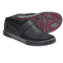 Penguin Footwear Ernie Shoes - Slip-Ons (For Men) in Black/Red - Closeouts