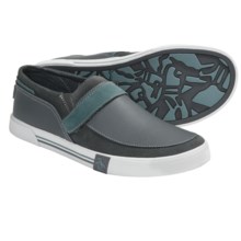 Penguin Footwear Ernie Shoes - Slip-Ons (For Men) in Grey/Retro Blue - Closeouts