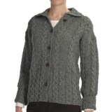 Peregrine by J.G. Glover Aran Cable-Knit Cardigan Sweater - Peruvian Merino Wool (For Women)