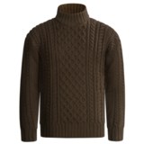 Peregrine by J.G. Glover Aran Cable Sweater - Merino Wool (For Men)