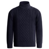Peregrine by J.G. Glover Aran Cable Sweater - Merino Wool (For Men)