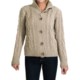 Peregrine by J.G. Glover Aran Peruvian Merino Wool Turtleneck Cardigan Sweater (For Women)