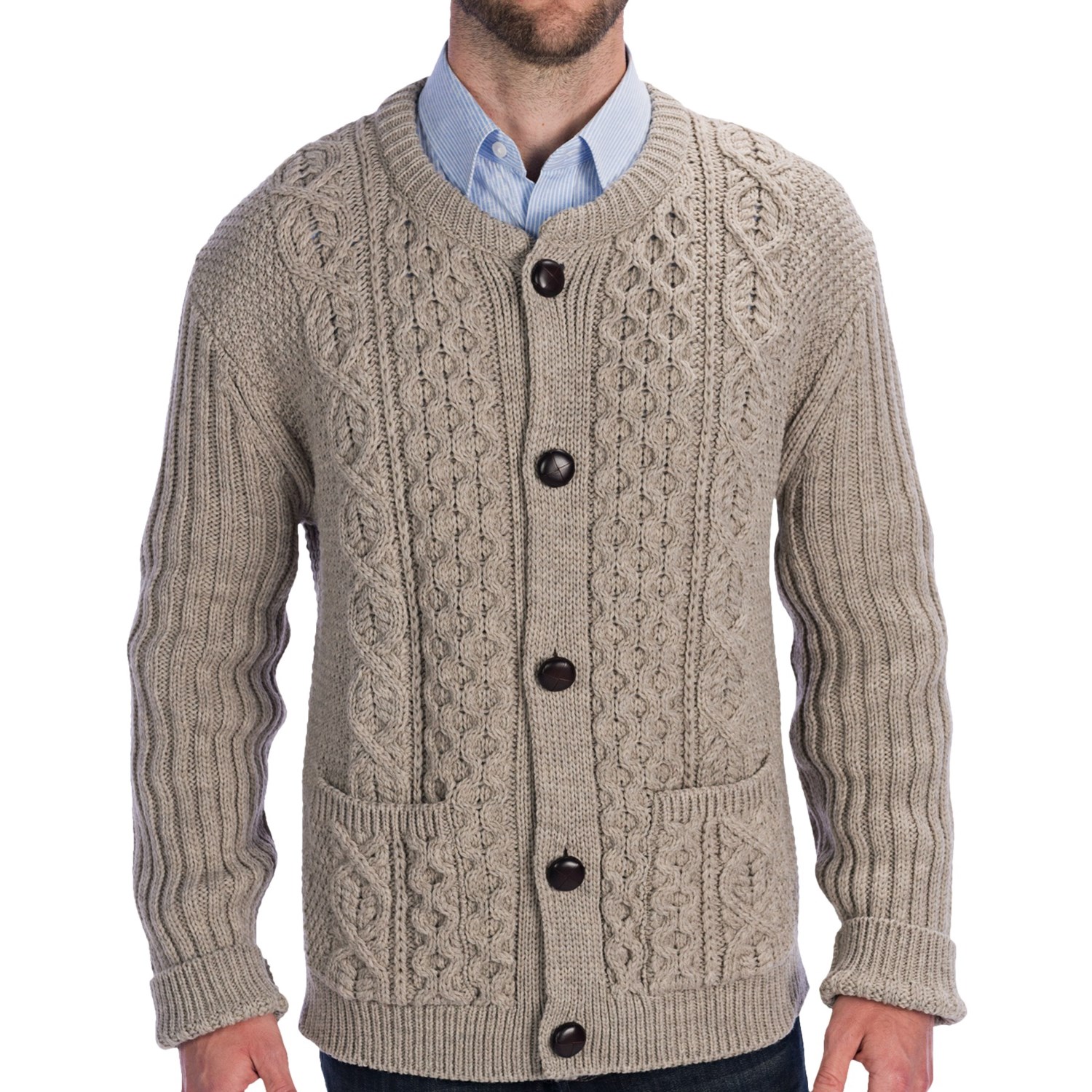 Male Cardigan Sweater 32