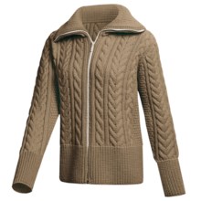 Peregrine by J.G. Glover Cardigan Sweater - Peruvian Merino Wool (For Women) in Taupe - Closeouts