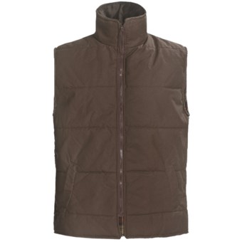 Peregrine by J.G. Glover Dry Waxed Cotton Vest (For Men) in Brown
