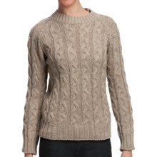 Peregrine by J.G. Glover Merino Wool Sweater - Cable Knit (For Women) in Beige - Closeouts