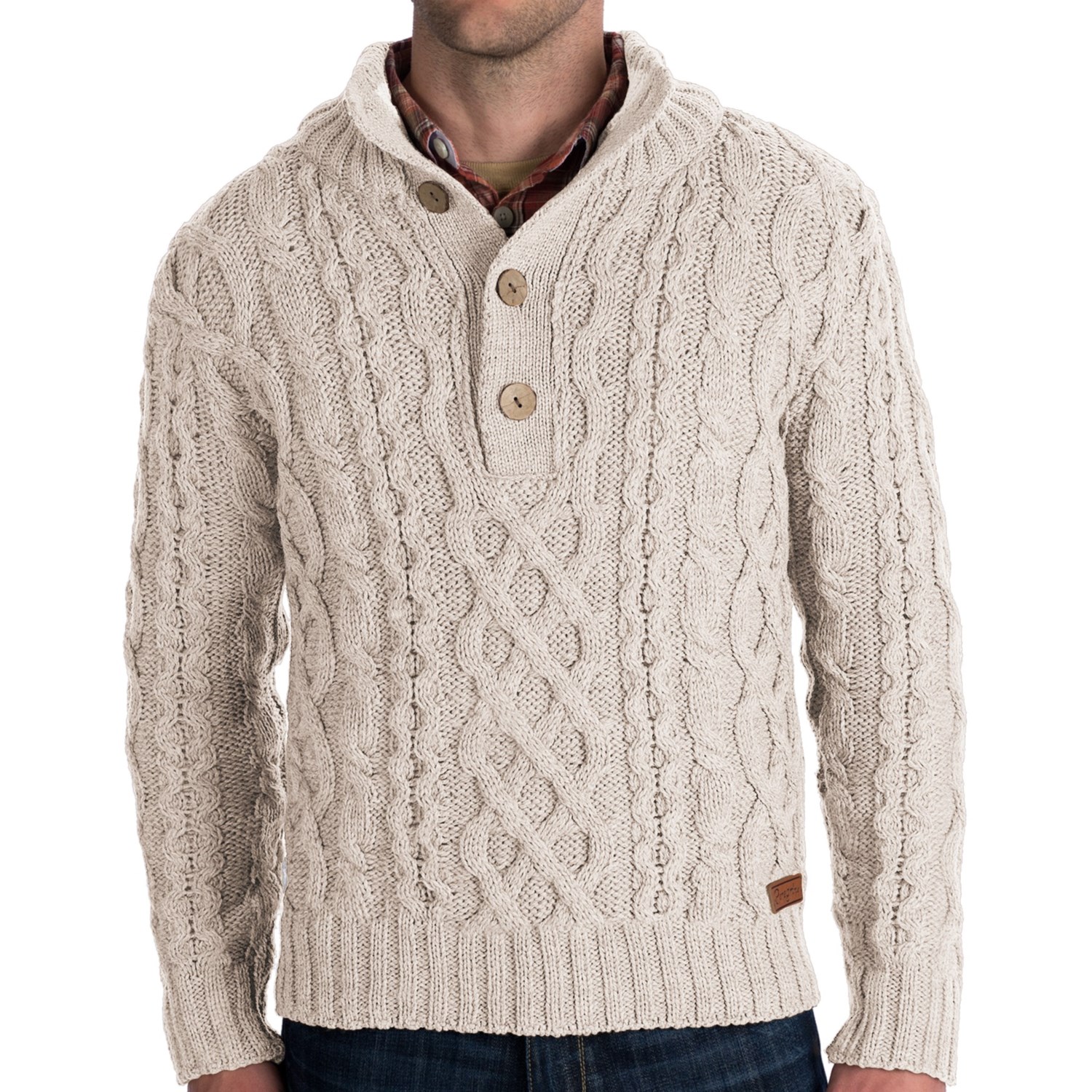 Peregrine By Jg Glover Merino Wool Sweater Chunky Cable For Men Save 45