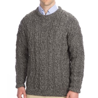 Peregrine by J.G. Glover Merino Wool Sweater (For Men) in Black/White