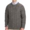 Peregrine by J.G. Glover Merino Wool Sweater (For Men) in Black/White