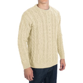 Peregrine by J.G. Glover Merino Wool Sweater (For Men) in Ecru