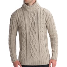Peregrine by J.G. Glover Merino Wool Sweater - Turtleneck (For Men) in Dirty White - Closeouts