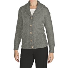 Peregrine by J.G. Glover Peruvian Merino Wool Cardigan Sweater (For Women) in Light Grey - Closeouts