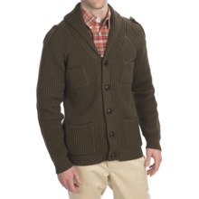 Peregrine by J.G. Glover Shawl Cardigan Sweater (For Men) in Khaki - Closeouts
