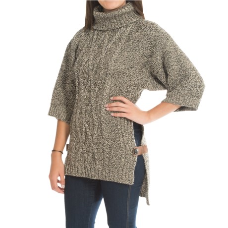 Peregrine by JG Glover Slouch Sweater Peruvian Merino Wool 34 Sleeve For Women