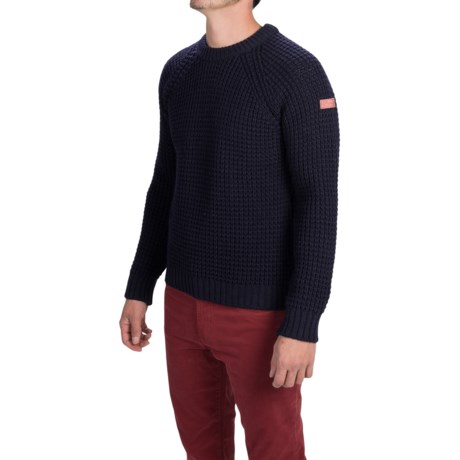 Peregrine by J.G. Glover Waffle Knit Sweater Merino Wool (For Men)