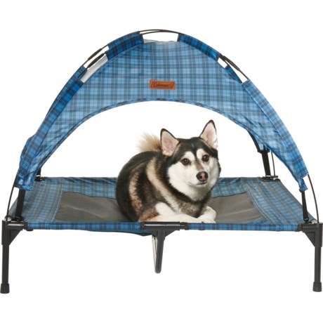 Coleman Pet Cot with Canopy - Extra Large - BLUE ( )