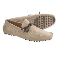 Peter Millar Brooks Driving Moccasins - Suede (For Men) in Mustard - Closeouts