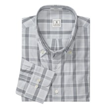 Peter Millar Classic Plaid Shirt - Button-Down Collar, Long Sleeve (For Men) in Navy - Closeouts