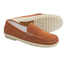 Peter Millar Freddy Penny Loafer Shoes - Suede (For Men) in Ora - Closeouts