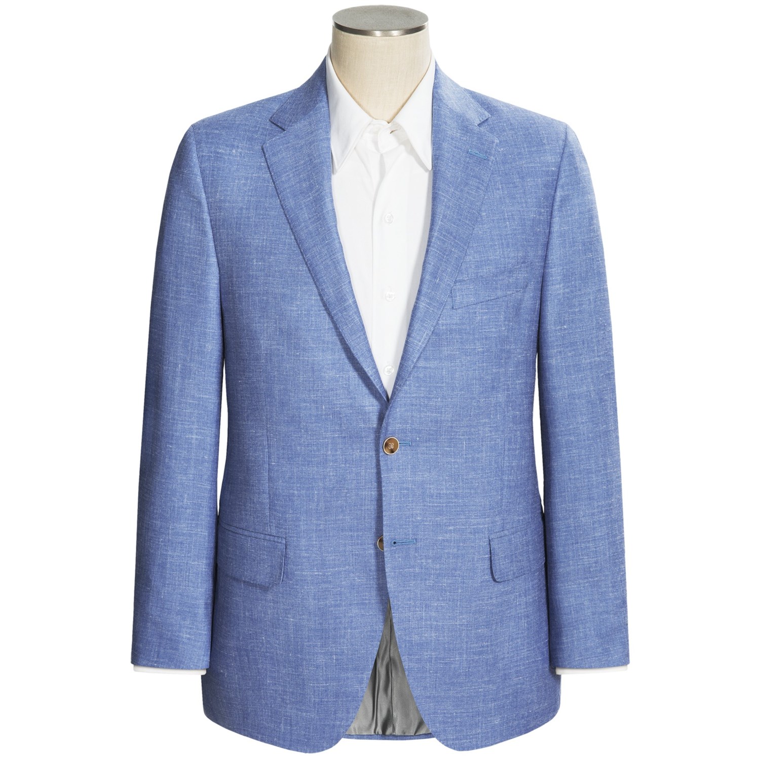 Peter Millar Justice Solid Sport Coat WoolSilkLinen (For Men