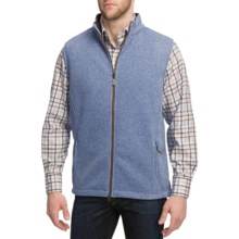 Peter Millar Melbourne Sweater Vest - Full Zip, Fleece (For Men) in Carbon - Closeouts