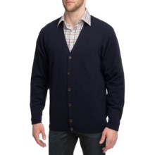 Peter Millar Merino Wool Cardigan Sweater (For Men) in Navy - Closeouts