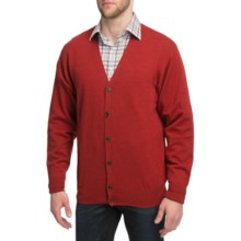 Peter Millar Merino Wool Cardigan Sweater (For Men) in Paprika - Closeouts