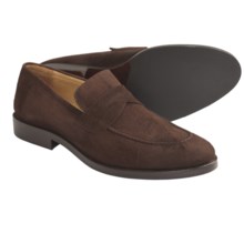 Peter Millar Milano Dress Loafer Shoes - Suede (For Men) in Chocolate - Closeouts
