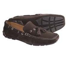 Peter Millar Napoli All Suede Tassel Driving Moccasins (For Men) in Chocolate - Closeouts