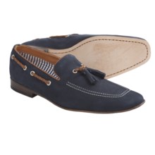 Peter Millar Portofino Loafer Shoes - Nubuck (For Men) in Navy - Closeouts