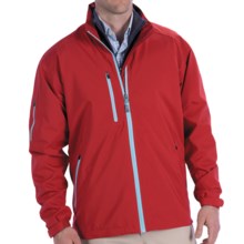 Peter Millar Vancouver Rain Jacket - Waterproof (For Men) in Cardinal - Closeouts