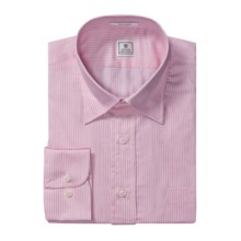 Peter Millar Vespa Collar Dress Shirt - Striped, Long Sleeve (For Men) in Pink - Closeouts